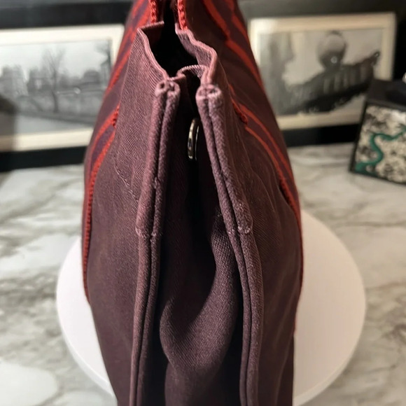 HERMES PM CANVAS TOTE BAG HAND STITCHED IN FRANCE - Picture 7 of 16